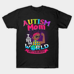 autism mom women T-Shirt